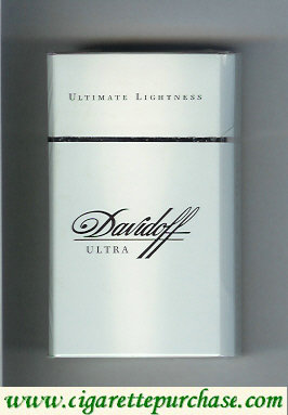 Davidoff Ultra Ultimate Lightness 100s cigarettes hard box