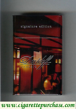 Davidoff Classic Signature Edition 100s cigarettes hard box