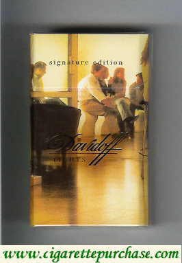 Davidoff Classic collection design Signature Edition 100s cigarettes hard box