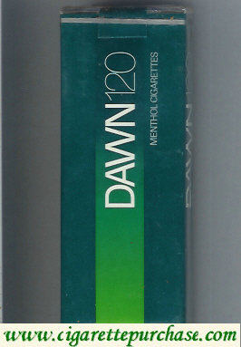 Dawn Menthol 120s cigarettes soft box