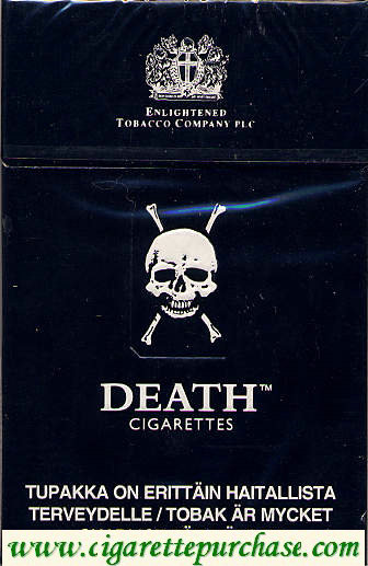 Death cigarettes hard box