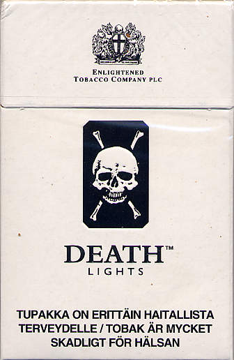 Death Lights hard box cigarettes