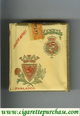 Delicados Ovalados yellow cigarettes soft box