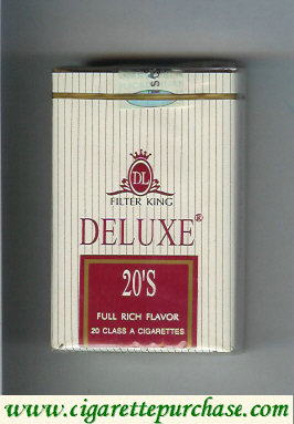 Deluxe 20s Full Rich Flavor cigarettes soft box