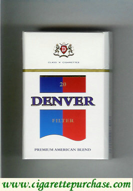 Denver Filter cigarettes hard box