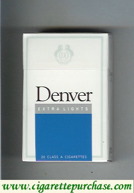 Denver Extra Lights cigarettes hard box