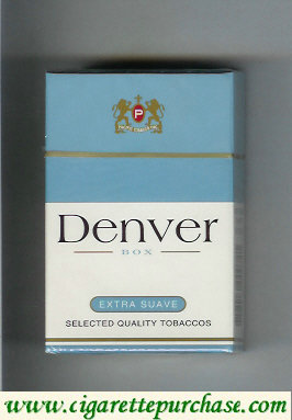 Denver Extra Suave cigarettes hard box