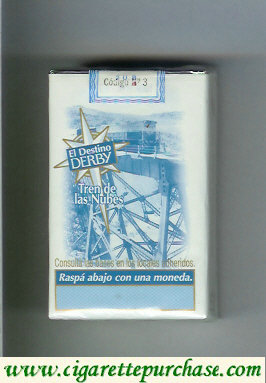 Derby El Destino Derby Suaves Tren de las Nubes cigarettes soft box