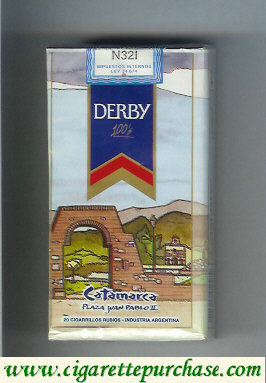 Derby Catamarca 100s cigarettes soft box