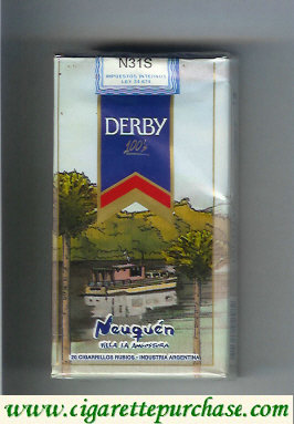 Derby Neuquen 100s cigarettes soft box