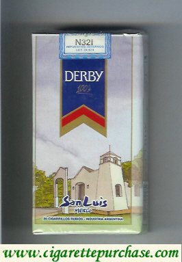 Derby San Luis 100s cigarettes soft box