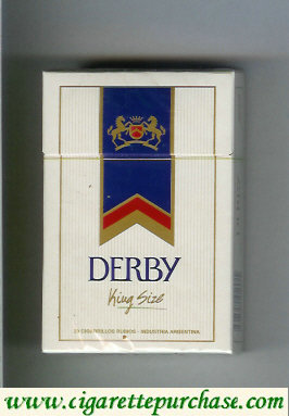 Derby cigarettes hard box