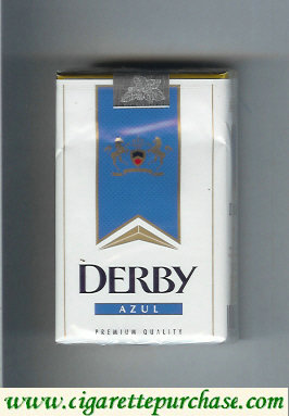 Derby Azul soft box cigarettes