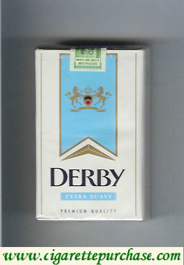 Derby Extra Suave cigarettes soft box