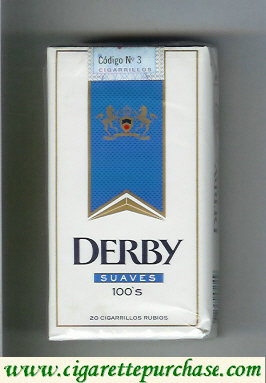 Derby Suaves 100s cigarettes soft box