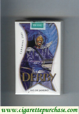 Derby Suave Rio De Janeiro white and blue cigarettes soft box