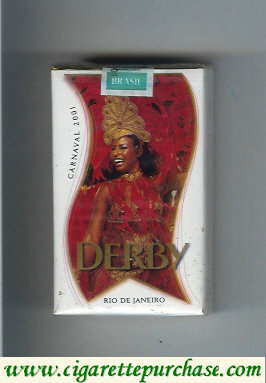 Derby Suave Rio De Janeiro white and red cigarettes soft box