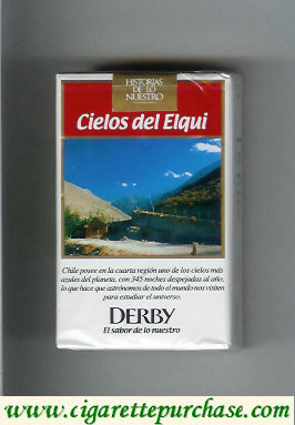 Derby Cielos del Elqui King Size cigarettes soft box