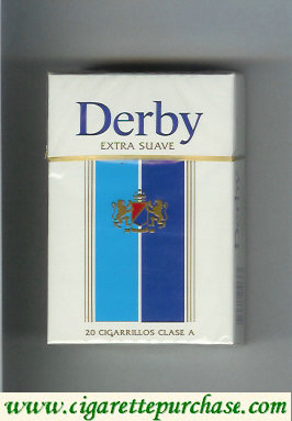 Derby Extra Suave cigarettes hard box