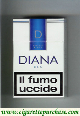 Diana Special Blend Blue cigarettes hard box