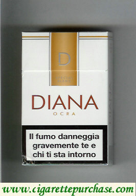 Diana Special Blend Ocra cigarettes hard box