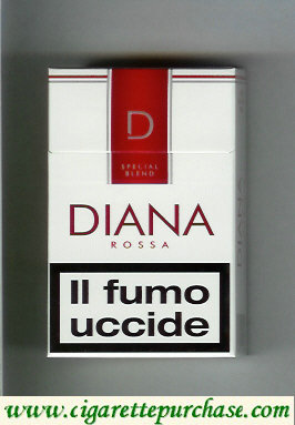 Diana Special Blend Rossa cigarettes hard box