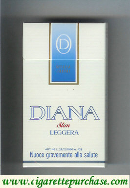 Diana Special Blend Slim Leggera 100s cigarettes hard box