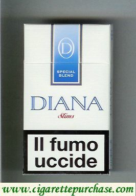 Diana Special Blend Slims 100s cigarettes hard box