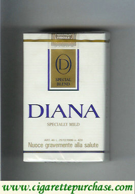 Diana Special Blend Specially Mild cigarettes soft box