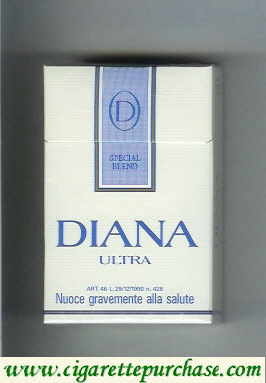 Diana Special Blend Ultra cigarettes hard box