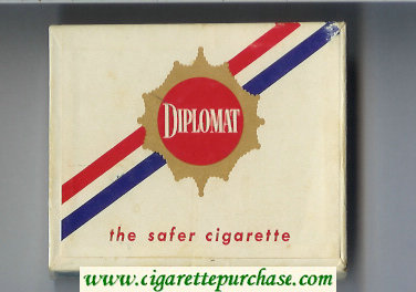 Diplomat cigarettes wide flat hard box