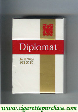 Diplomat cigarettes hard box