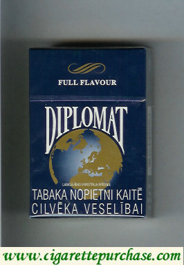 Diplomat Full Flavour cigarettes hard box