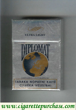 Diplomat Ultra Light cigarettes hard box