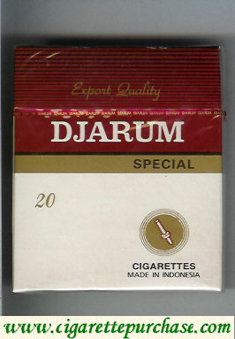 Djarum Special 90s cigarettes wide flat hard box