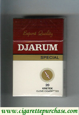 Djarum Special cigarettes hard box