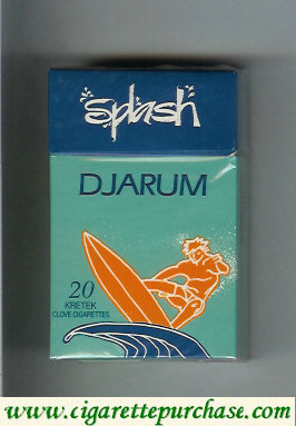 Djarum Splash cigarettes hard box