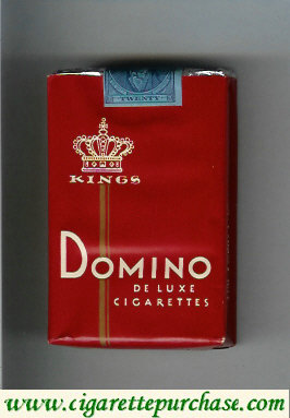 Domino De Luxe cigarettes soft box