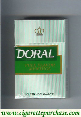 Doral Full Flavor Menthol cigarettes hard box