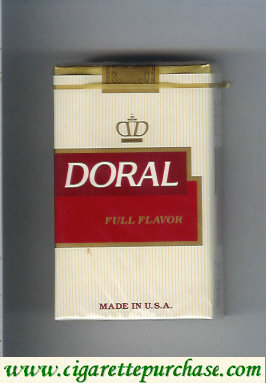 Doral Full Flavor cigarettes soft box