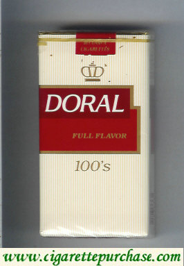 Doral Full Flavor 100s cigarettes soft box