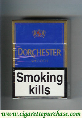 Dorchester Smooth blue cigarettes hard box