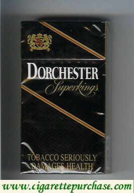 Dorchester black 100s cigarettes hard box