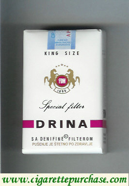 Drina Special Filter cigarettes soft box