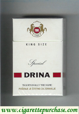 Drina Special cigarettes hard box