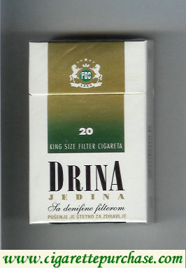 Drina Jedina cigarettes hard box