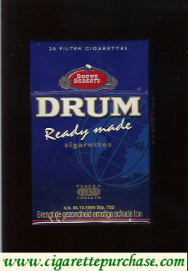 Drum Ready Made cigarettes hard box