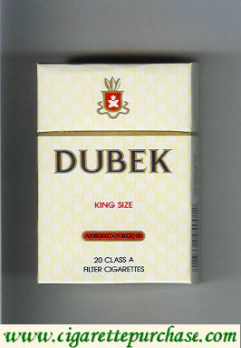 Dubek King Size American Blend cigarettes hard box