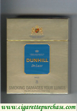 Discount Dunhill De Luxe Mild 25 cigarettes hard box