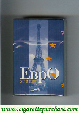 EBPO T Street blue cigarettes hard box